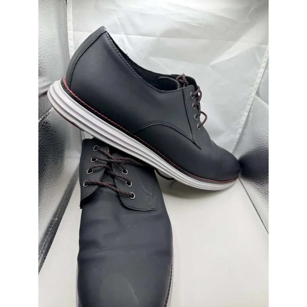 Cole Haan Mens OriginalGrand Derby Shoes Black Leather C27997 Size 13